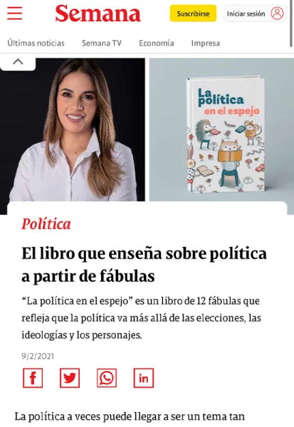 El libro que enseña sobre política a partir de fábulas